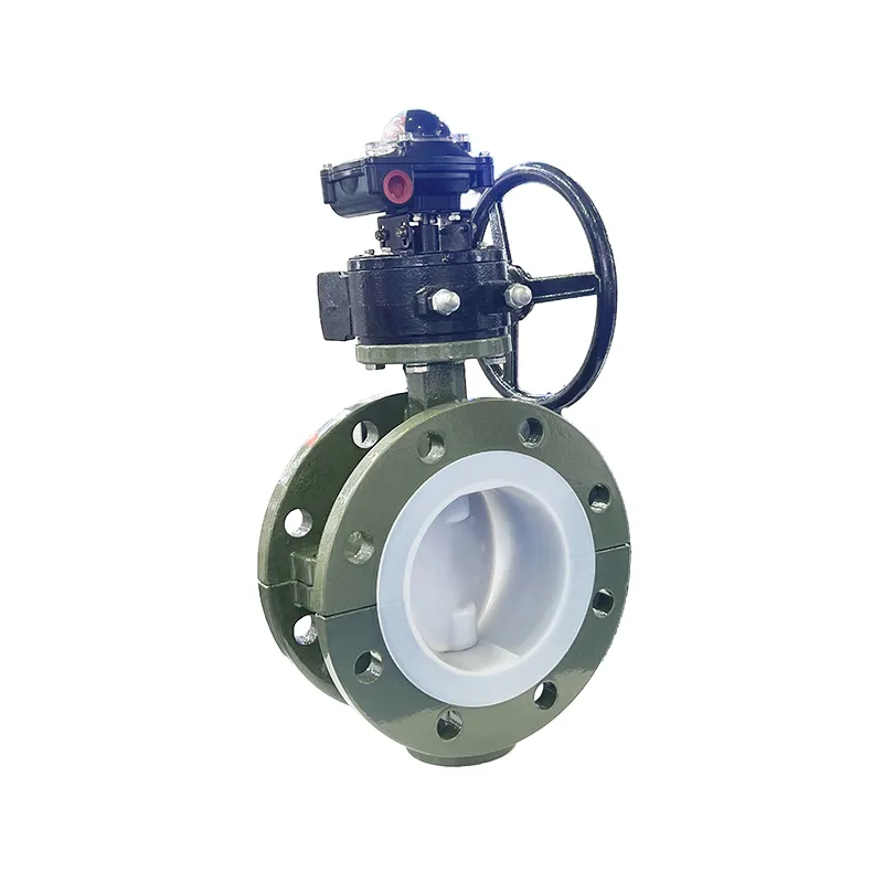 Fluorine-lined Butterfly Valve Fluorine-lined Butterfly Valve